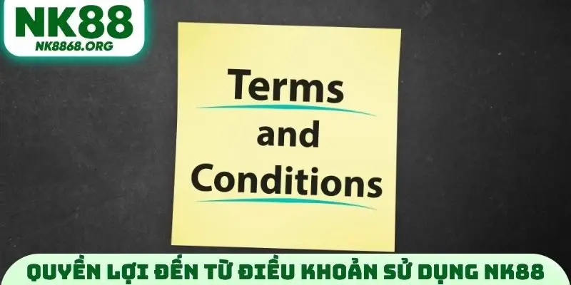 Quyền lợi đến từ điều khoản sử dụng NK88