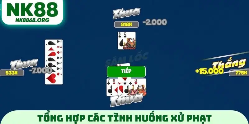 Tổng hợp các tình huống xử phạt